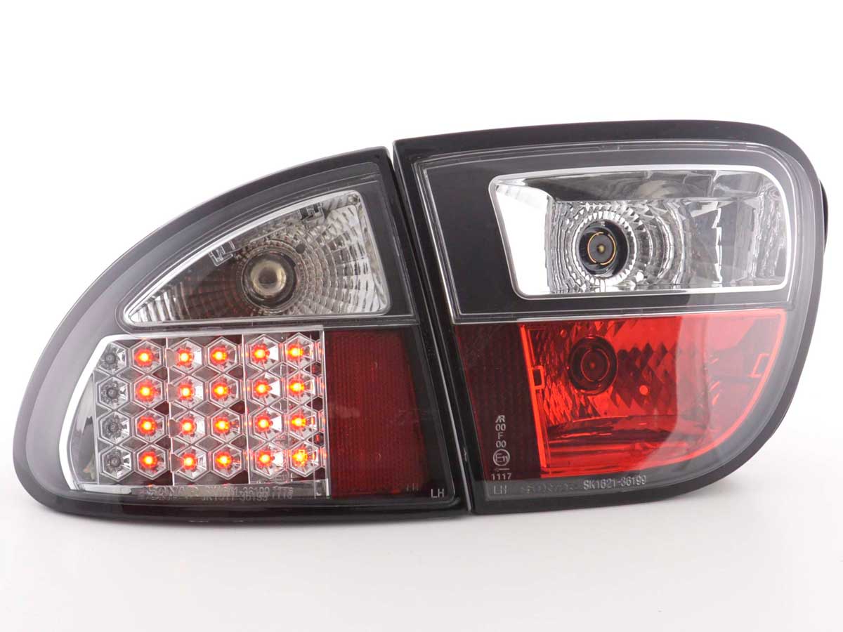 LED Rückleuchten Set Seat Leon Typ 1M 1999-2005 schwarz LED Rückleuchten Set Seat Leon Typ 1M 1999-2005 schwarz